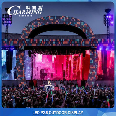 Прокат многофункционального настенного дисплея СИД P2.6 видео- на открытом воздухе для торговой ярмарки концертов