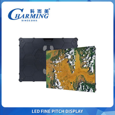 Модульный светодиодный экран для помещений, фиксированная установка, частота обновления 8K, магнитный фронтальный доступ, готовность к стыковке разных размеров