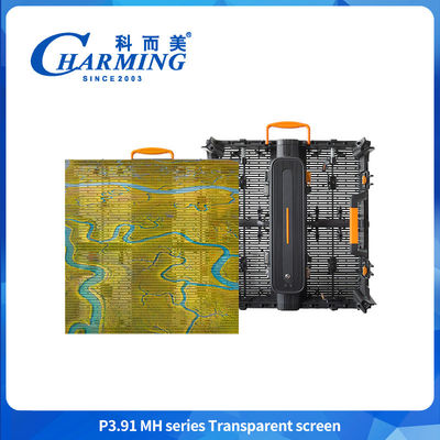 500X500/500X1000X88.5mm P3.91MH Серия Прозрачный экран не легко деформируется с контрольной коробкой