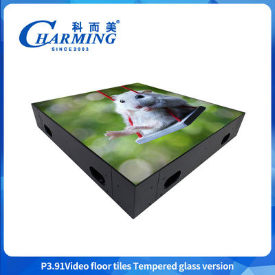 Китайский производитель оборудования для сцены GOB Craft Glass Video Stage Led Dance Floor 3840Hz Stand Portable Dance Floors LED Display