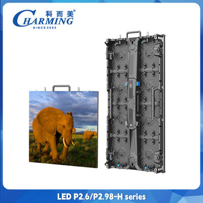 P2.98 P2.6 Внутренний арендованный светодиодный дисплей Front Service LED Display With Magnet 500x500 Cabinet