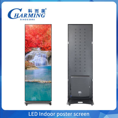 P2.5 LED видео дисплей Передвижной 4k LED дисплей Экран индивидуального размера Внутренний светодиодный плакат Рекламный показ продукции