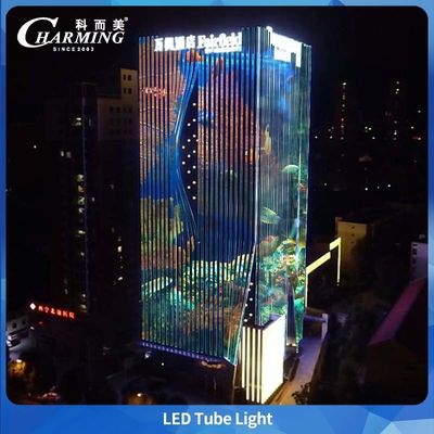 Синий алюминиевый сплав трубный свет от Charmingled оригинального производителя с управлением DMX и IP66 для наружных зданий и мостов