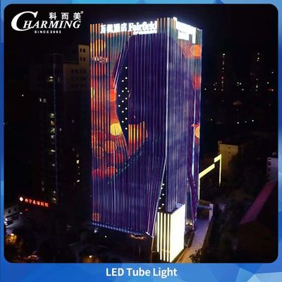 Очаровательное 24w 0.5/1m Aminal Video RGB Led Tube Lighting для фасада здания
