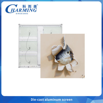 Уличный светодиодный экран P6 Тонкий и легкий для рекламы с ребрами теплоотвода, стыковка по дуге