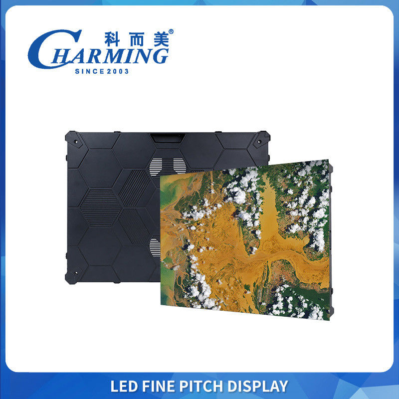 Модульный светодиодный экран для помещений, фиксированная установка, частота обновления 8K, магнитный фронтальный доступ, готовность к стыковке разных размеров