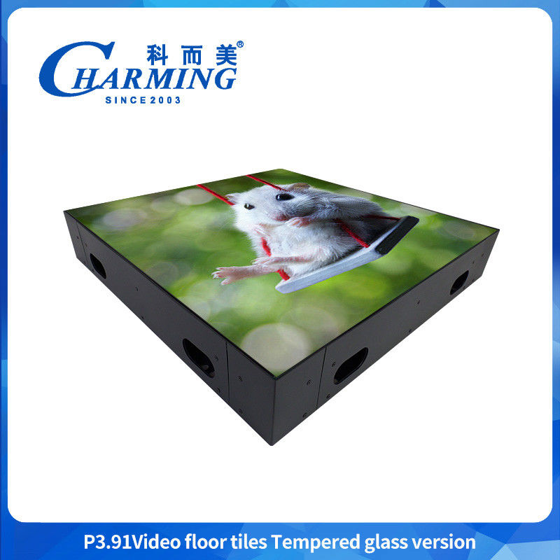 Китайский производитель оборудования для сцены GOB Craft Glass Video Stage Led Dance Floor 3840Hz Stand Portable Dance Floors LED Display