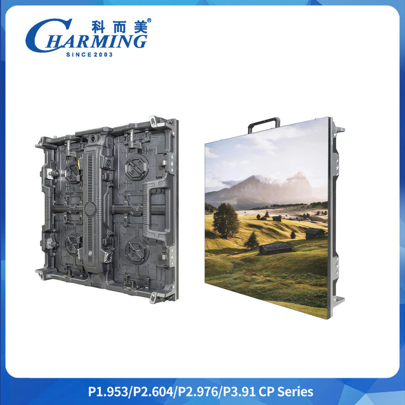 Рабочее напряжение экрана AC 220V/(110V) ±15% P2.6/2.98/3.91 CP Series Outdoor LED Video Wall With Truss Connection Keyhole