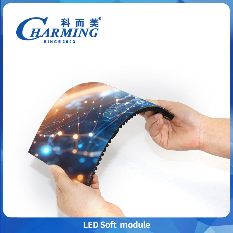 Custom Front Maintenance Magnetic Flexible Soft Led Module Panel P1.86 P2 P2.5 HD Силиндровый светодиодный экран для творческого отображения