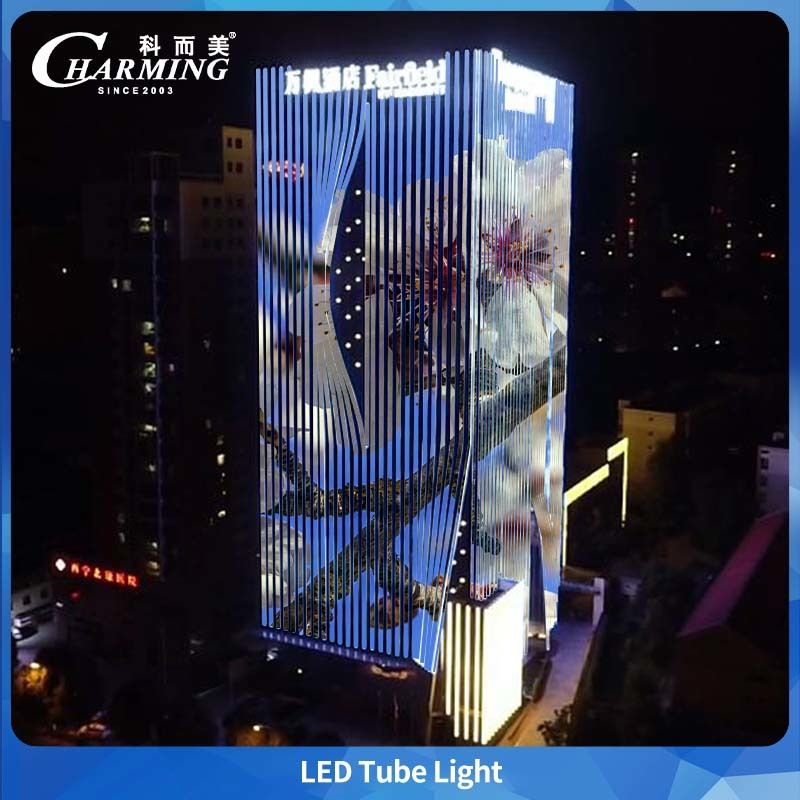U30 Алюминиевый сплав + PC RGBW Led Tube Light DMX для наружного моста