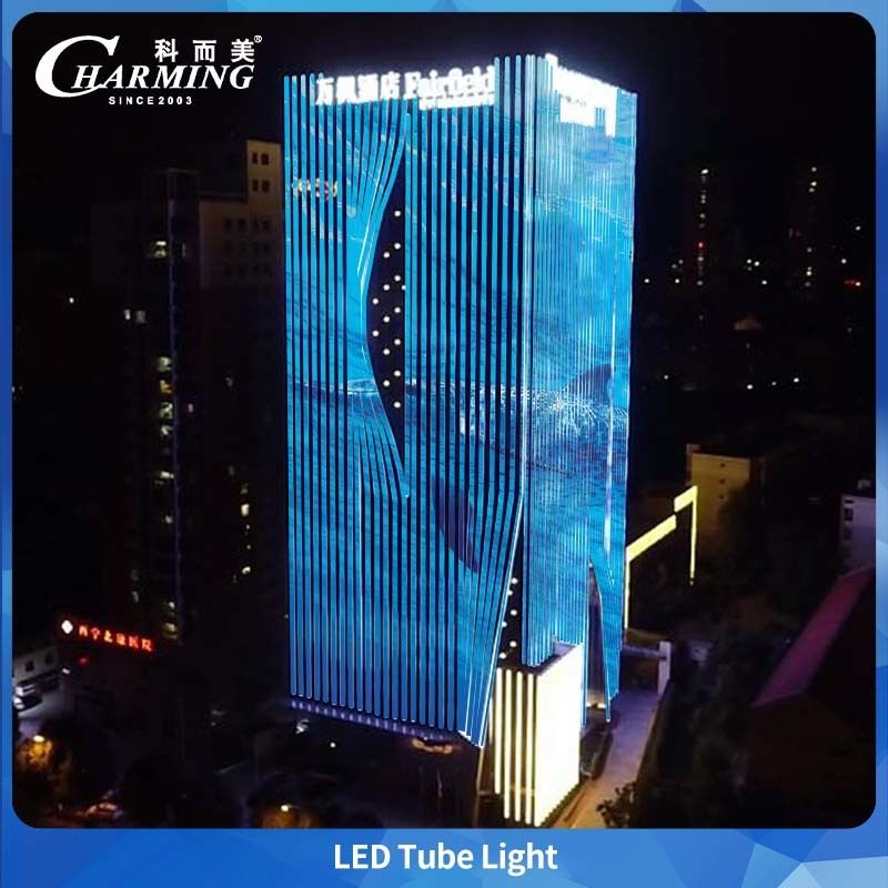 1000/500x40.5x30.5mm полноцветный трубный свет IP66 и легкое обслуживание может соединять линию дизайн для наружного здания моста