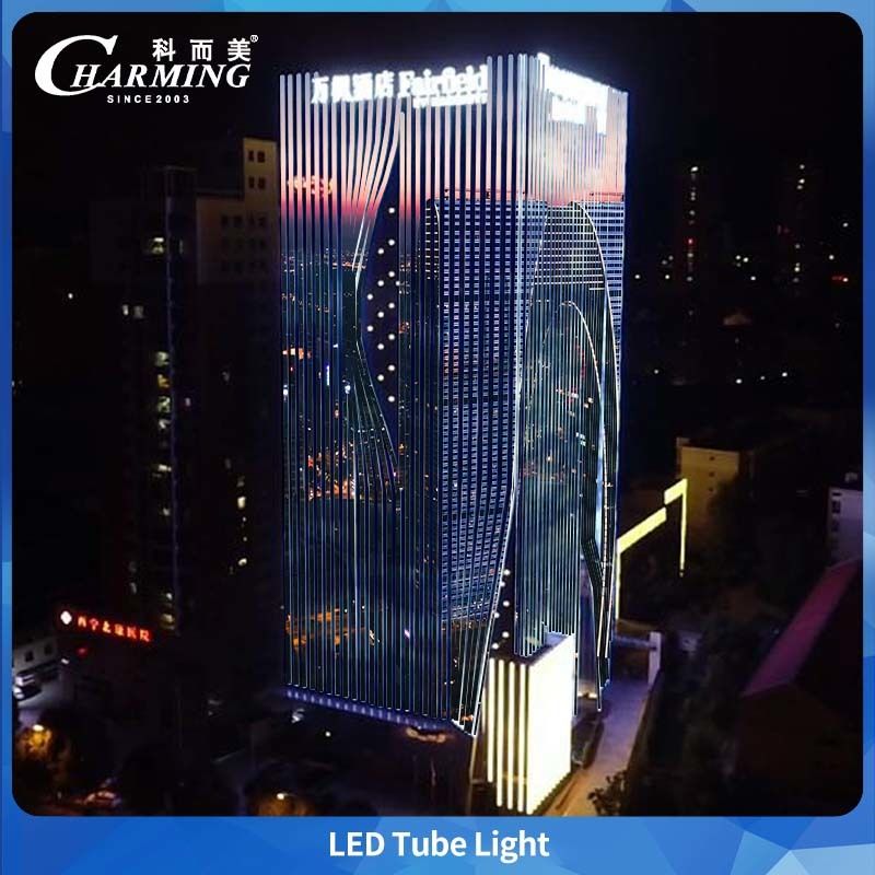 LED U40 Tube Light с BIS и LAN SASO скрытая линия дизайн для наружного здания водонепроницаемость и окружающая среда дизайн
