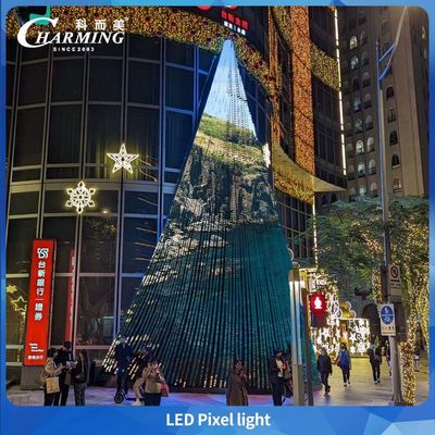 Очаровательный 2025 Next-Gen LED Pixel Light 40D 40×27.3mm IP66 Водостойкий корпус ПК Для туристической достопримечательности Освещение Архитектурное украшение